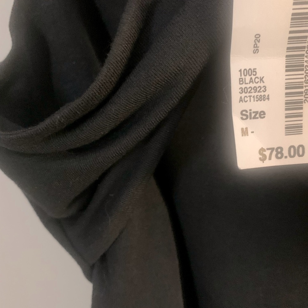 **Sold**NWT ASTR THE LABEL Black Twist front Bodysuit Sz. Medium - Picture 4 of 4